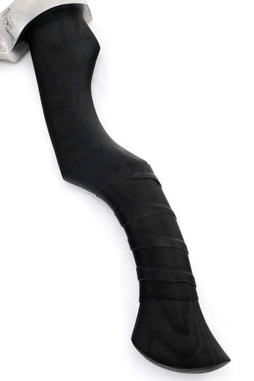 Топор №20 (9ХС, рукоять ясень, тонировка, кожа) 