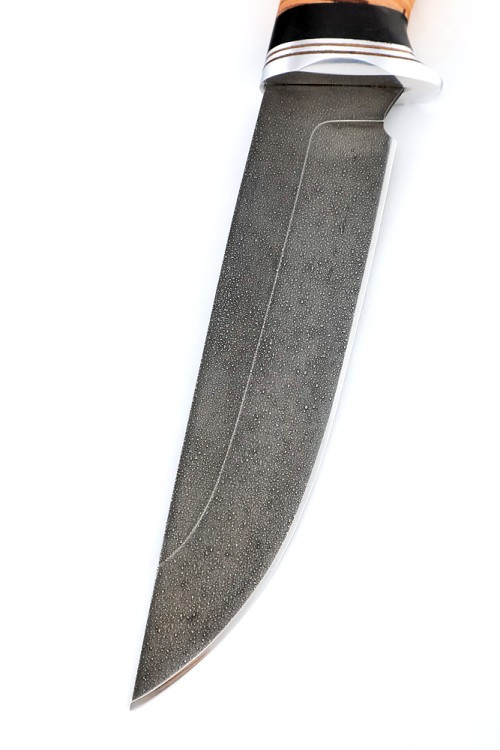 Нож Хантер сталь ХВ5 рукоять береста 