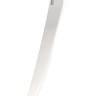 Нож Филейный средний (узкий) сталь кованая 95Х18 рукоять вставка карельская береза синяя, черный граб 