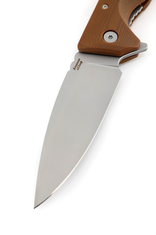 Нож складной Турист Х12МФ G10 коричневая 