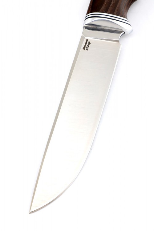 Нож Егерь сталь кованая х12мф рукоять термоциклированная ясень 