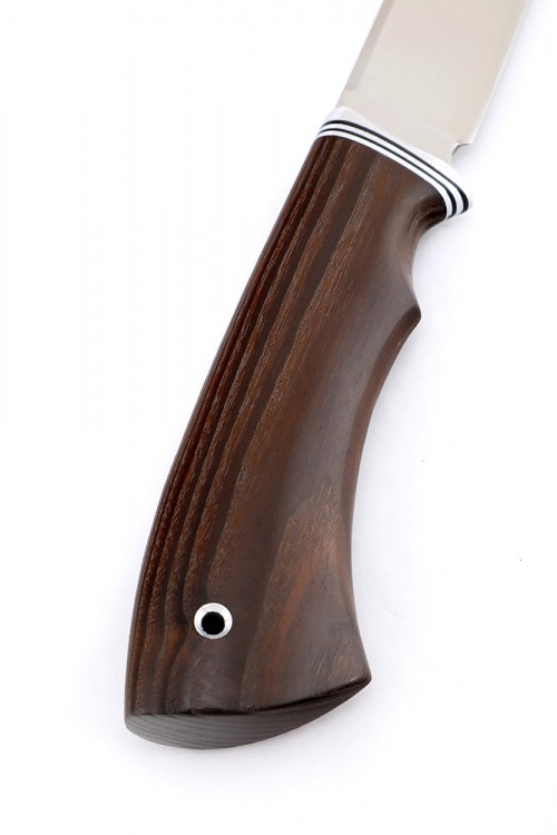 Нож Егерь сталь кованая х12мф рукоять термоциклированная ясень 