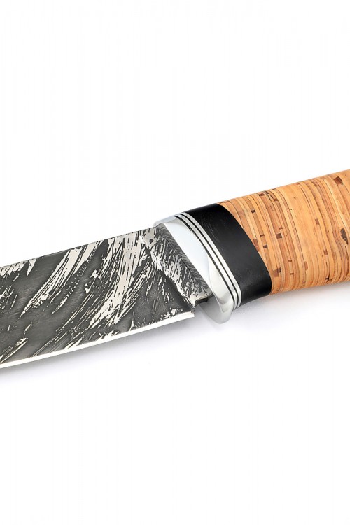 Нож Грибник сталь D2 рукоять береста 