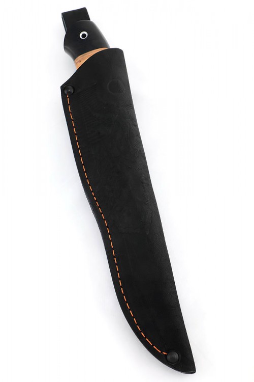 Нож Грибник сталь дамаск рукоять береста 