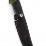 Нож Пеленгас сталь кованая х12мф рукоять стабилизированная карельская береза зелёная 