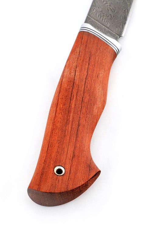 Нож Феникс сталь дамаск, рукоять падук 