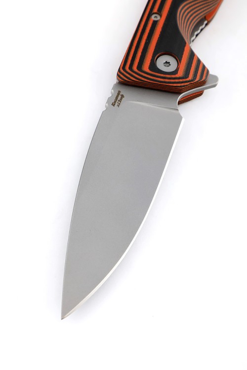 Нож складной Турист Х12МФ G10 черно-оранжевая 