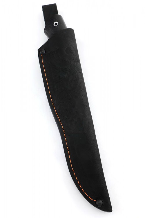 Нож Шмель сталь дамаск рукоять черный граб 