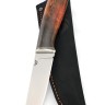 Нож Заяц сталь S390 рукоять стабилизированная карельская береза чернокрасная 