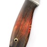 Нож Заяц сталь S390 рукоять стабилизированная карельская береза чернокрасная 