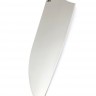 Кухонный нож Сантоку малый кованая сталь 95x18 рукоять бубинга, фибра, черный граб 