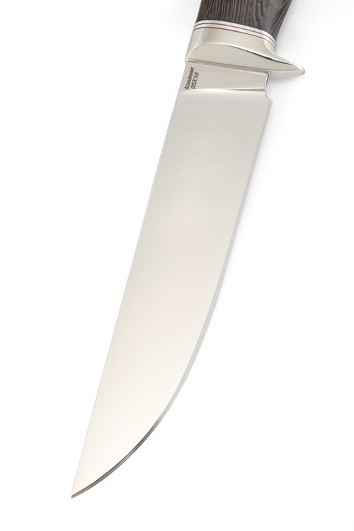 Нож Каюр сталь кованая 95х18 рукоять мельхиор, венге 