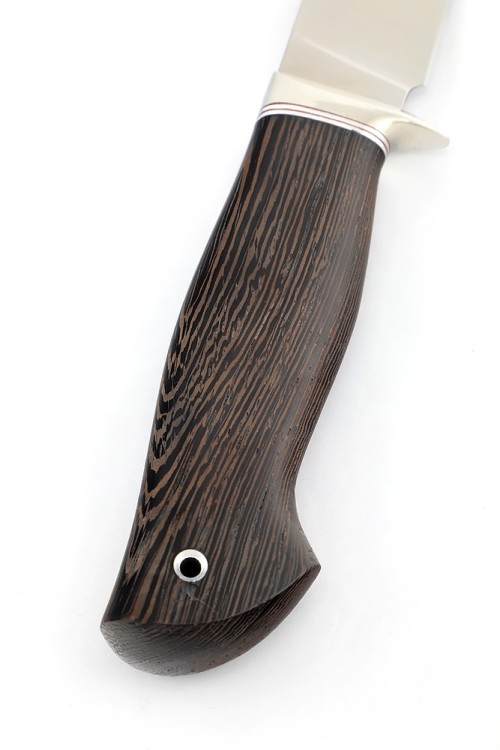 Нож Каюр сталь кованая 95х18 рукоять мельхиор, венге 