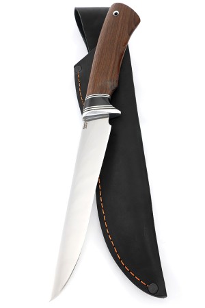 Нож Филейный средний сталь кованая 95Х18 рукоять вставка черный граб, венге