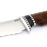 Нож Филейный средний сталь кованая 95Х18 рукоять вставка черный граб, венге 