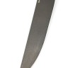 Нож Каюр сталь булат рукоять мельхиор, карельская береза янтарная 