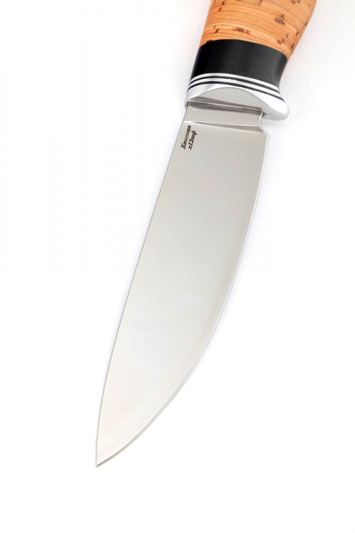 Нож Елец кованая сталь х12мф рукоять береста 