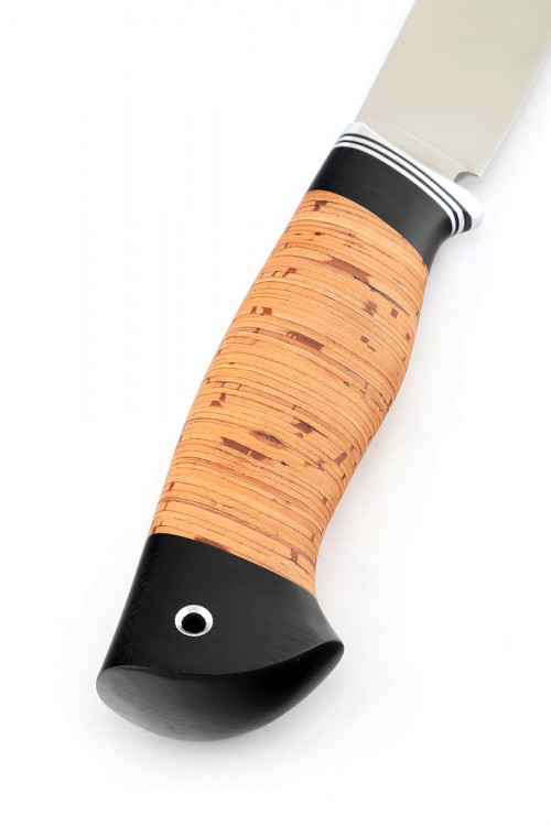 Нож Елец кованая сталь х12мф рукоять береста 