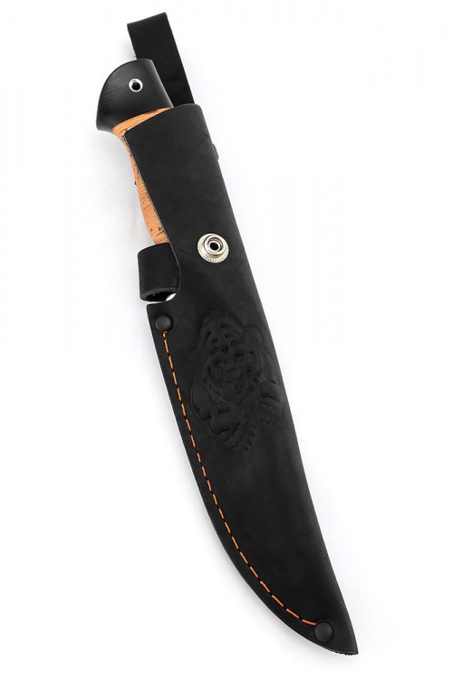 Нож Елец кованая сталь х12мф рукоять береста 