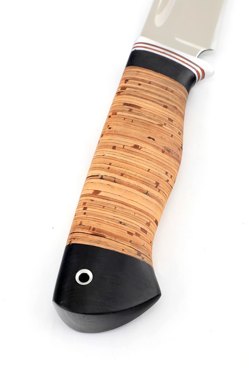 Нож Лось сталь кованая 95Х18 рукоять береста 