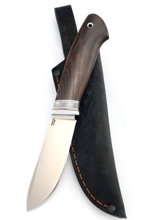 Нож Грибник сталь кованая Х12МФ рукоять ясень термоциклированный