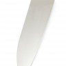 Кухонный нож Сантоку средний кованая сталь 95х18 рукоять бубинга, фибра, дюраль 