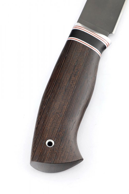 Нож Берсерк сталь булат рукоять черный граб венге 