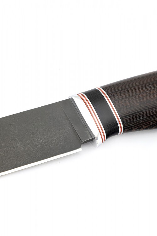 Нож Берсерк сталь булат рукоять черный граб венге 