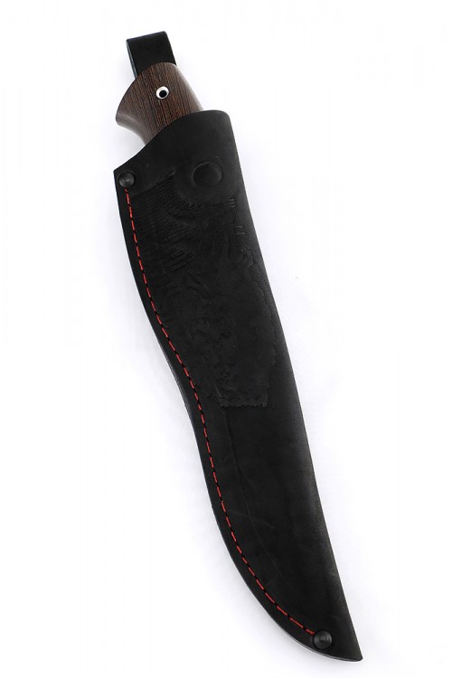 Нож Берсерк сталь булат рукоять черный граб венге 