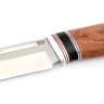 Нож Пеленгас сталь кованая 95Х18 рукоять вставка черный граб, бубинга 