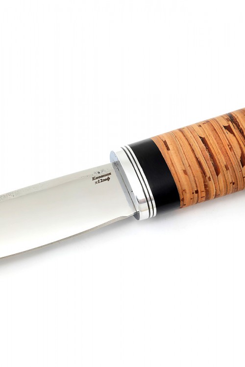 Нож Северный №1 сталь Х12МФ кованый дол рукоять береста 