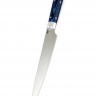 Нож Филейный кованая сталь 95х18 рукоять G10 синяя 