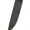 Нож Разделочный сталь булат рукоять вставка акрил белый черный граб 