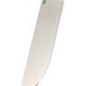 Нож Перун сталь кованая 95Х18 рукоять вставка акрил белый карельская береза коричневая 