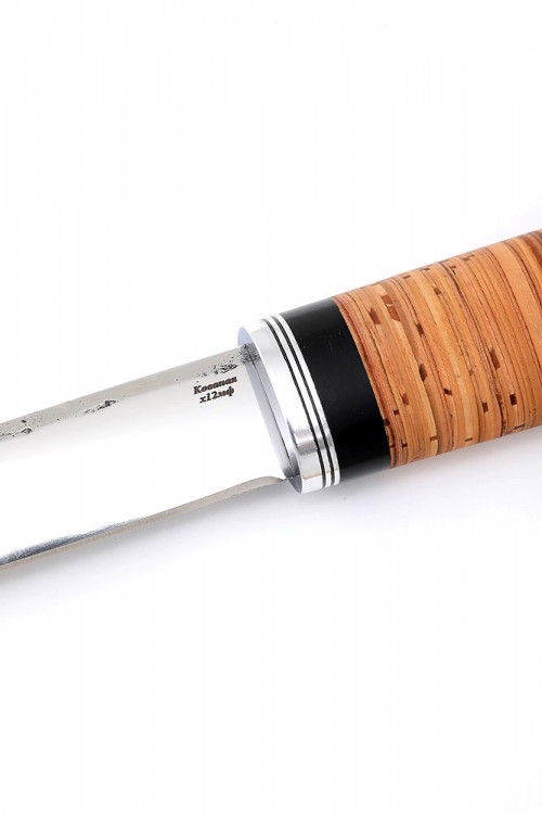 Нож Северный №2 сталь Х12МФ кованый дол рукоять береста  