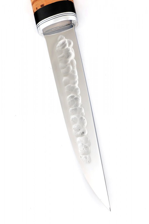 Нож Северный №3 сталь Х12МФ кованый дол рукоять береста  