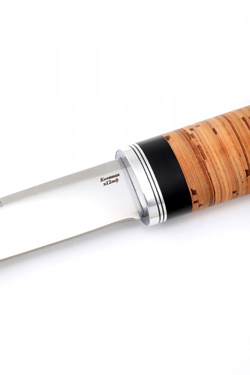 Нож Северный №3 сталь Х12МФ кованый дол рукоять береста  