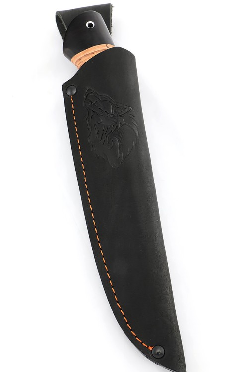 Нож Универсал сталь кованая х12мф рукоять береста  Нож Универсал сталь кованая х12мф рукоять береста