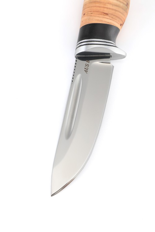 Нож Малыш сталь AUS8, рукоять береста 