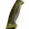 Нож Филейный средний сталь N690 рукоять карельская береза зеленая 