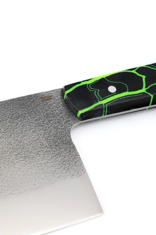 Нож Сербский сталь х12мф, рукоять микарта цельнометаллический 