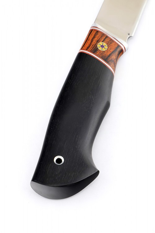 Нож Феникс сталь Elmax рукоять железное дерево с пином черный граб 