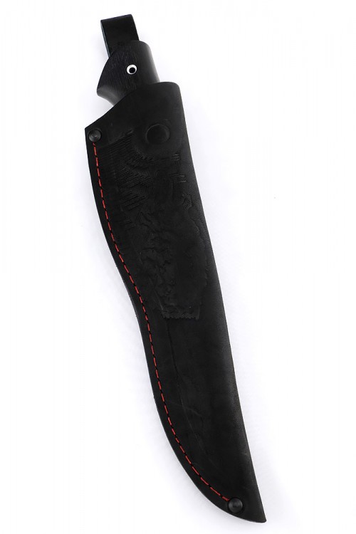 Нож Феникс сталь Elmax рукоять железное дерево с пином черный граб 