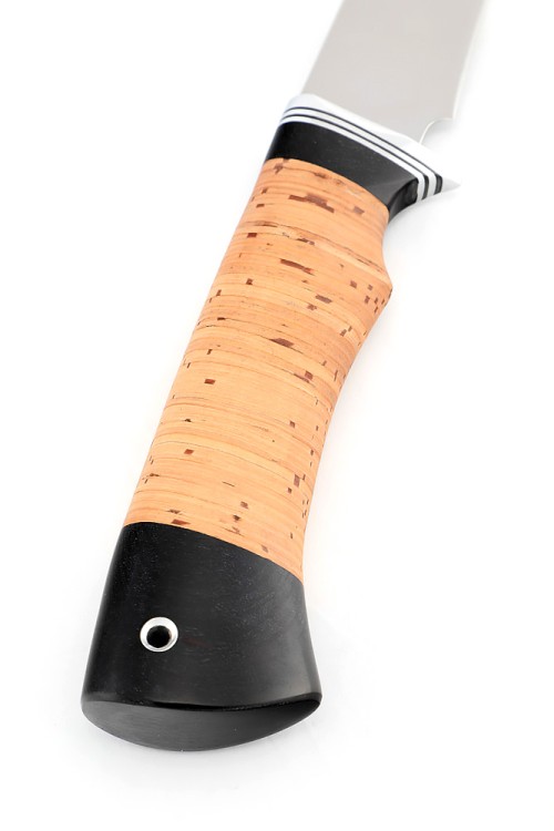 Нож Филейный средний сталь кованая Х12МФ рукоять береста 