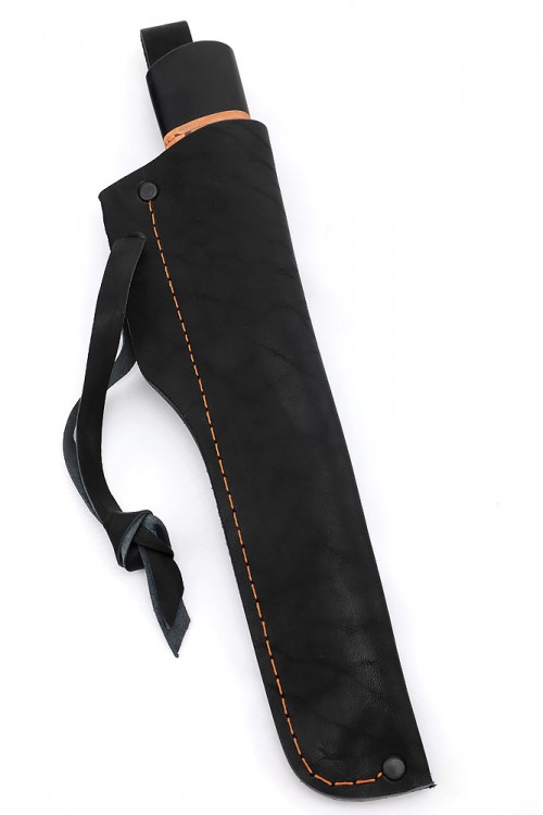 Нож Северный №2 дамаск кованый дол рукоять береста  