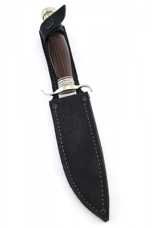 Нож Классика сталь кованая 95Х18 рукоять мельхиор, ясень термоциклированный 