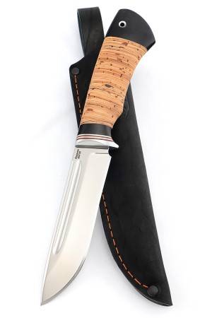 Нож Охотничий сталь кованая 95Х18 рукоять береста