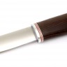 Нож Якут №4 сталь Х12МФ шлифованный дол рукоять ясень термоциклированный 