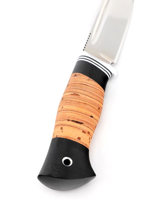 Нож Малыш сталь N690 рукоять береста 