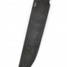 Нож Разделочный сталь булат рукоять вставка черный граб Сапеле 
